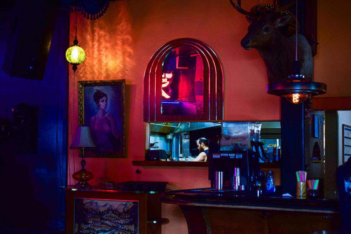 The New Frontier, decorated in warm tones and eclectic goods salvaged from old Tacoma, reopened in 2022 after a pandemic pause and has found a nice groove in 2026. Chef Ryan Vincent leads the kitchen.