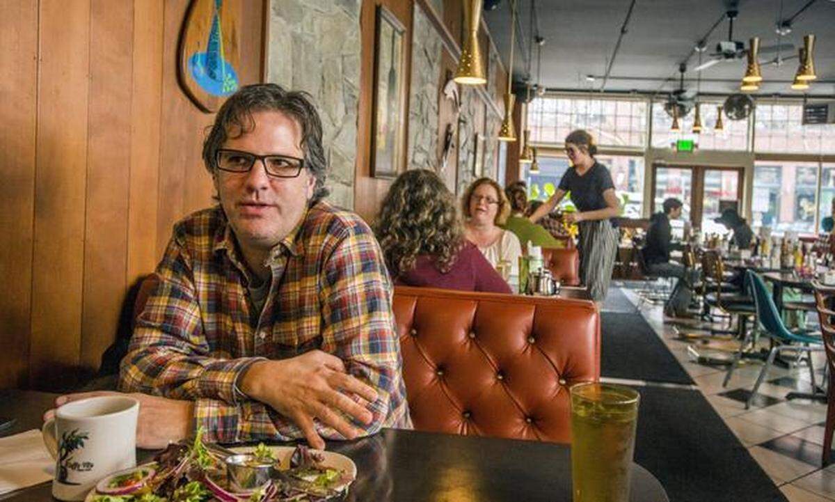 David Meinert pictured at Lost Lake Cafe on Capitol Hill, on Feb. 25, 2015.