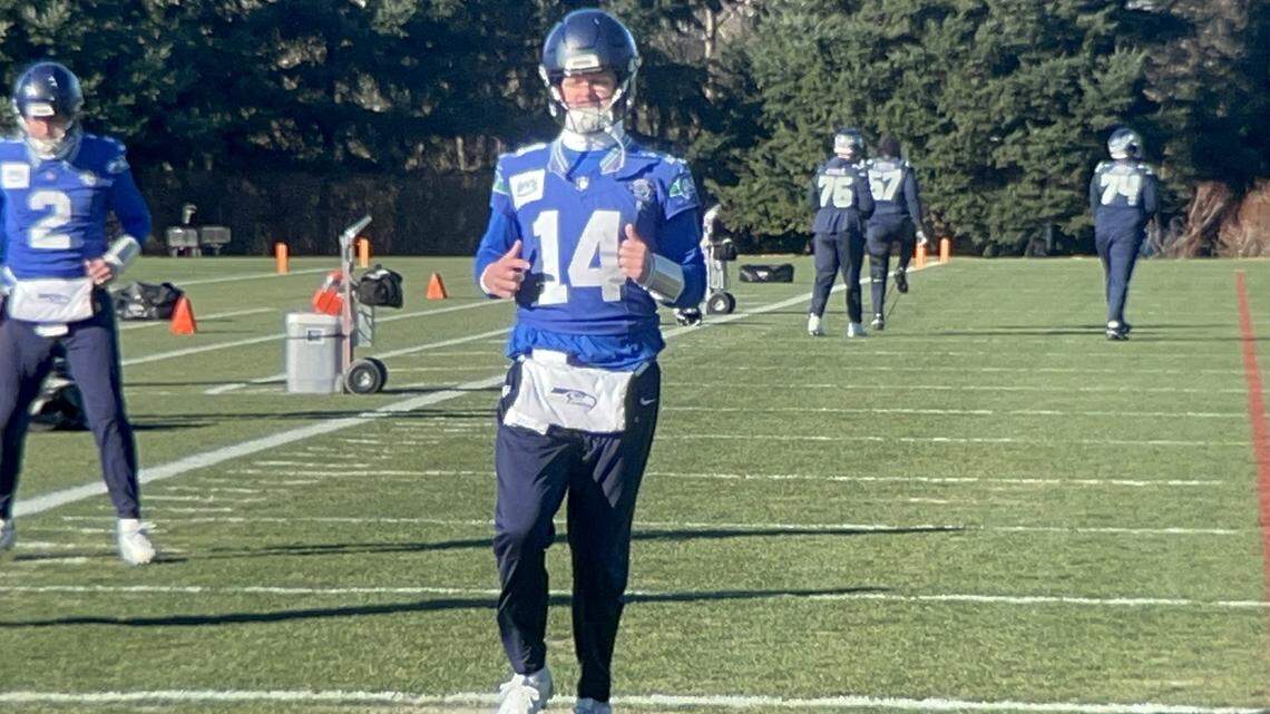 Sam Darnold ‘feeling really good,’ full go for Seahawks’ NFC championship