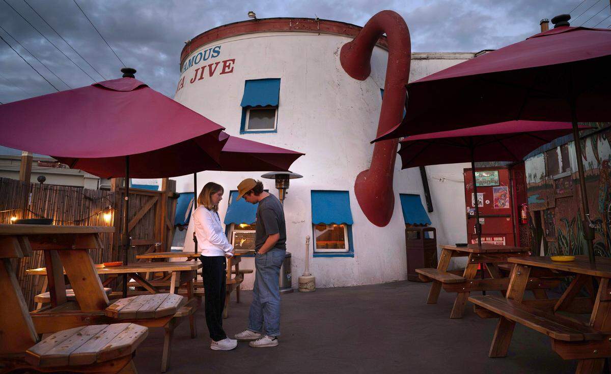 The historic Bob’s Java Jive tavern in Tacoma, Washington, shown on Monday, July 1, 2024.