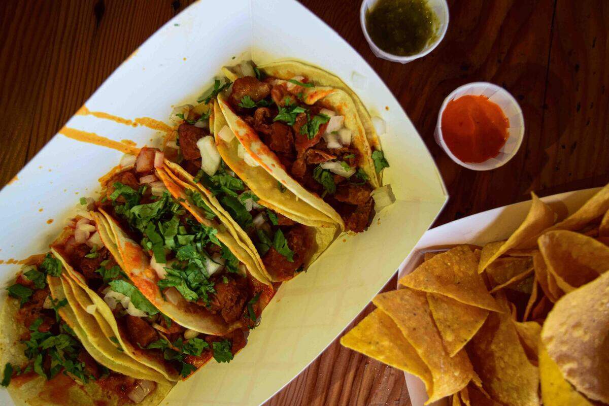 Taco Street serves fresh Mexican food daily at the Waterfront Market in Ruston. Co-owner Elonka Perez saw this year’s Fiestas Patrias as an opportunity to speak up for the immigrant community and invite others to access the resources and confidence to do the same.
