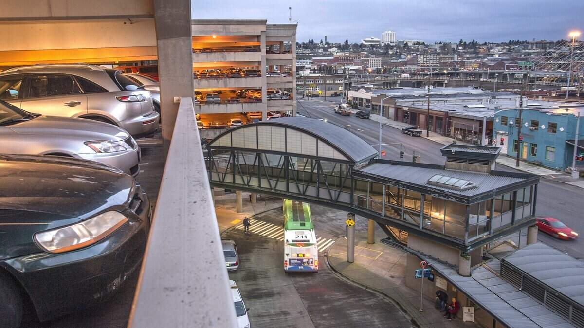 Parking spots were at a premium in January 2016 at the two Tacoma Dome Transit Station garages for Sounder trains, Tacoma Link and Sound Transit Express buses. A recent survey over a proposal for paid reserved parking drew hundreds of responses awaiting analysis.