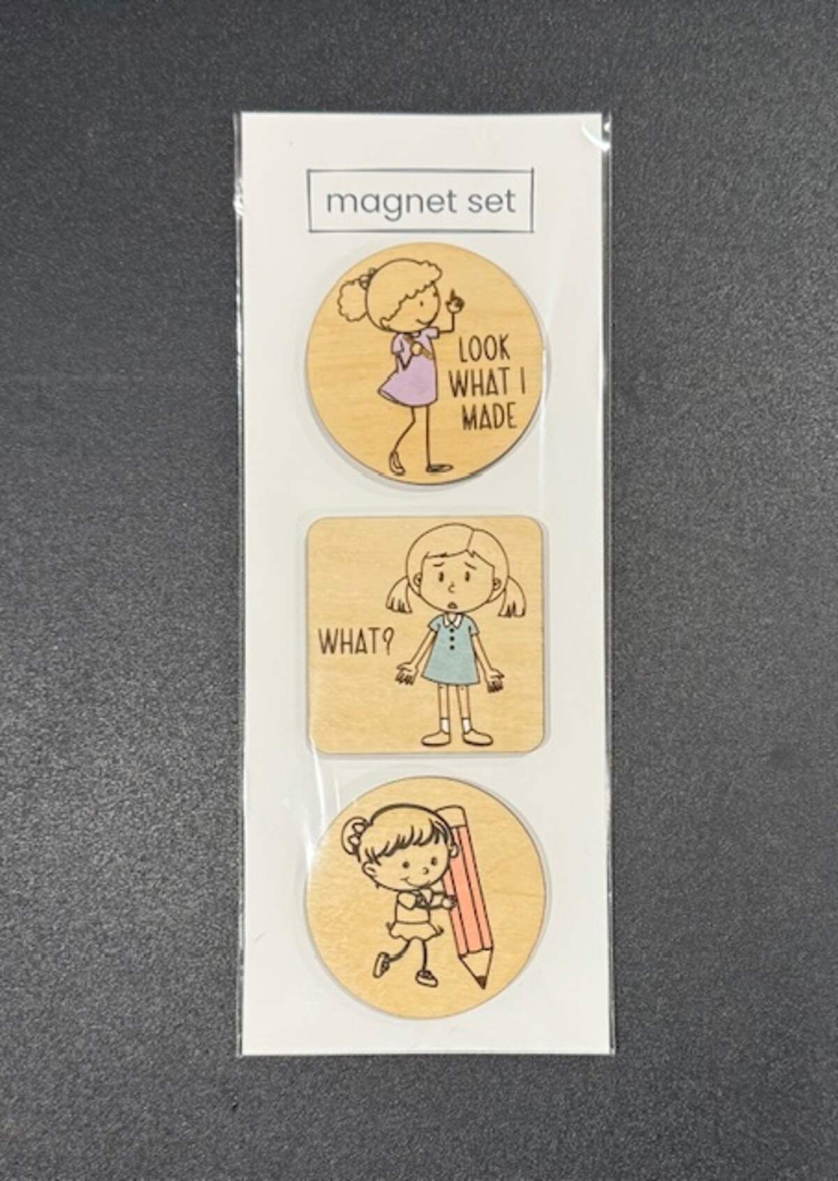 Maeberry Design owner Trisha Radosavljevic said she started out making magnets in her woodworking journey.