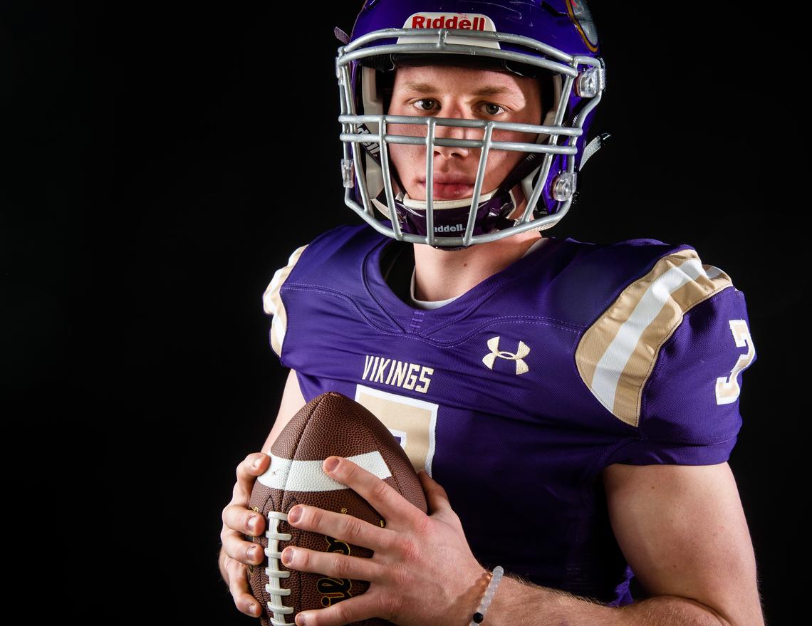 Puyallup’s Carter Pierce photographed at the Tacoma News Tribune in Tacoma, Wash., on Sunday, Dec. 2, 2018.