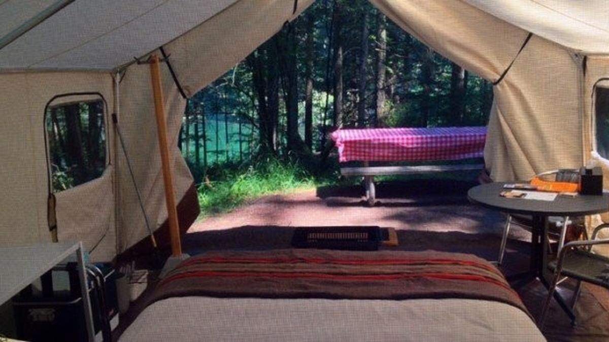 Wanderlust Camps has teamed with Washington State Parks to offer fully furnished canvas wall-tents this season at Moran State Park on Orcas Island.