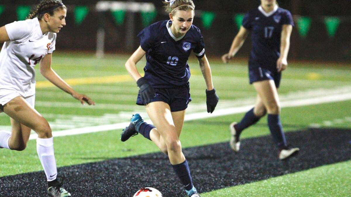 Gig Harbor’s Hannah Carroll against Capital on Thursday, Oct. 18 at Roy Anderson Field.