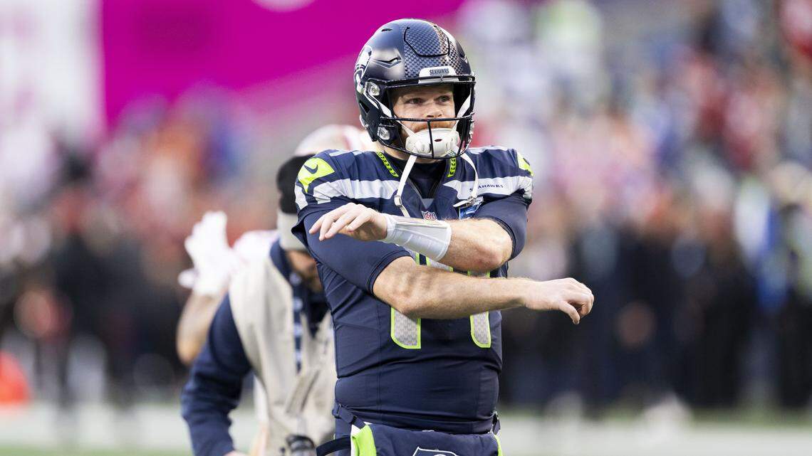 So far, so good with Sam Darnold injury as Seahawks’ NFC title game week begins