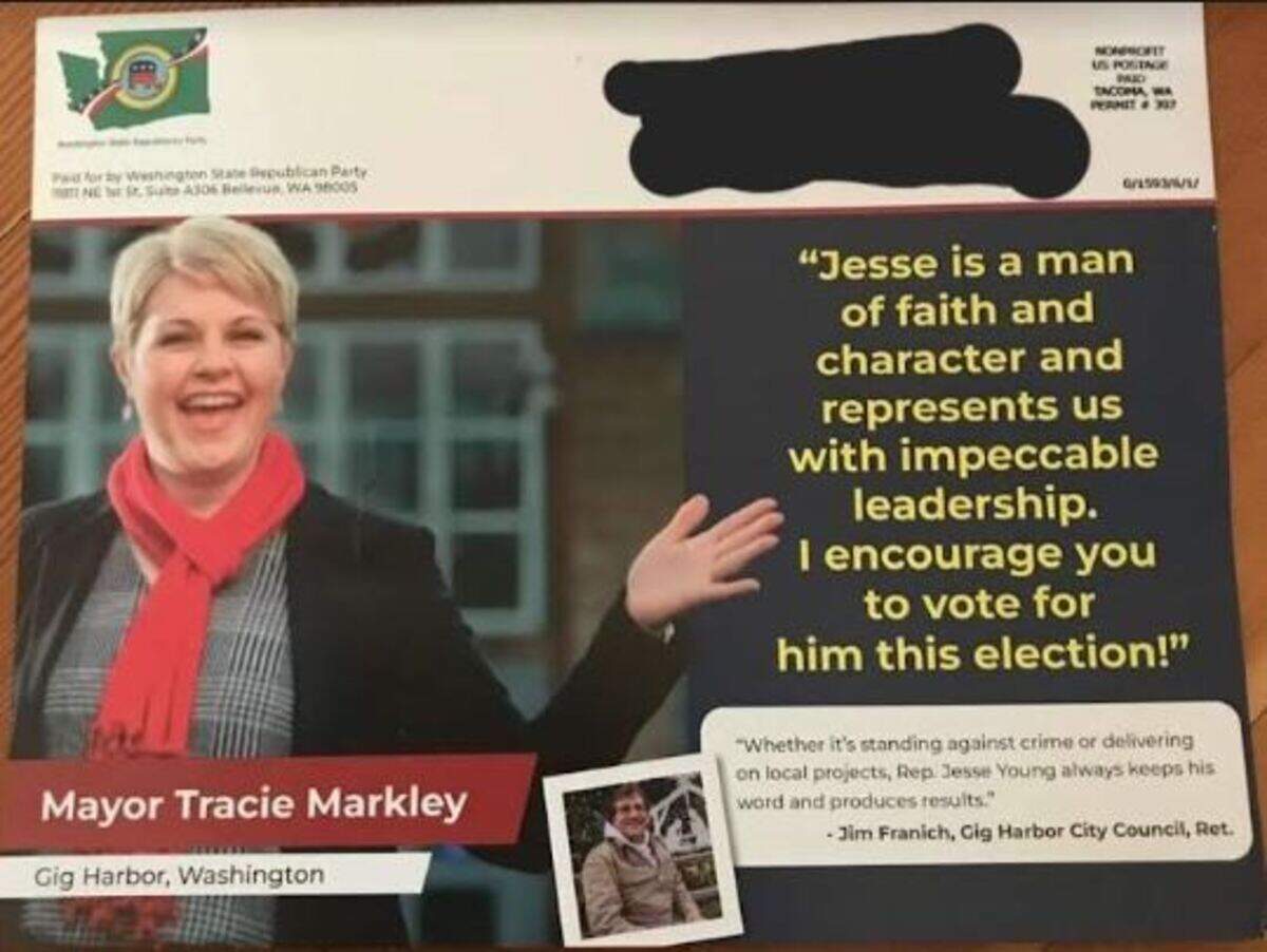 This mailer was obtained by The News Tribune through a public records request.