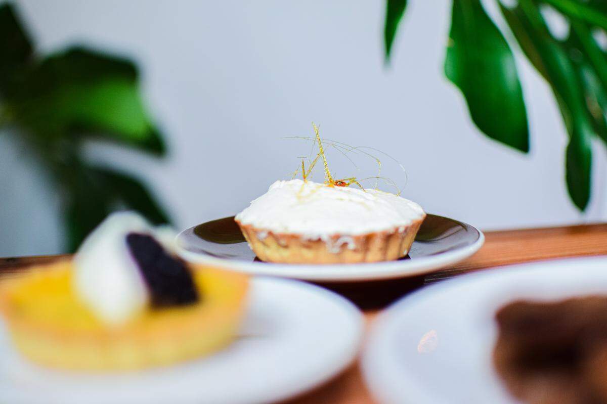 The pastries at Three Hearts will feature both savory and sweet numbers, like these petite tarts.
