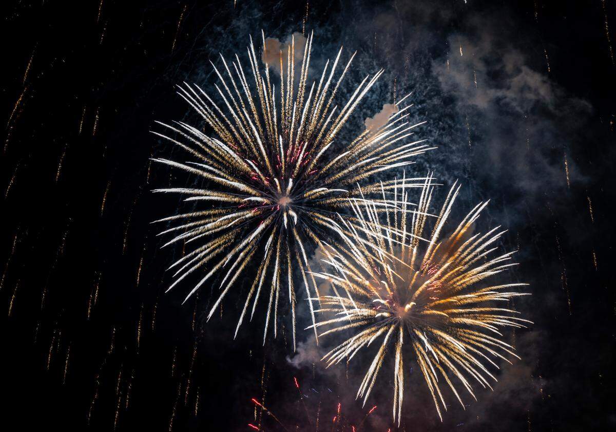 The Emerald Queen Casino fireworks show takes place as part of Tacoma’s 4th of July Summer Blast over Commencement Bay on the Ruston Way Waterfront in Tacoma, Wash. on Monday, July 4, 2022.