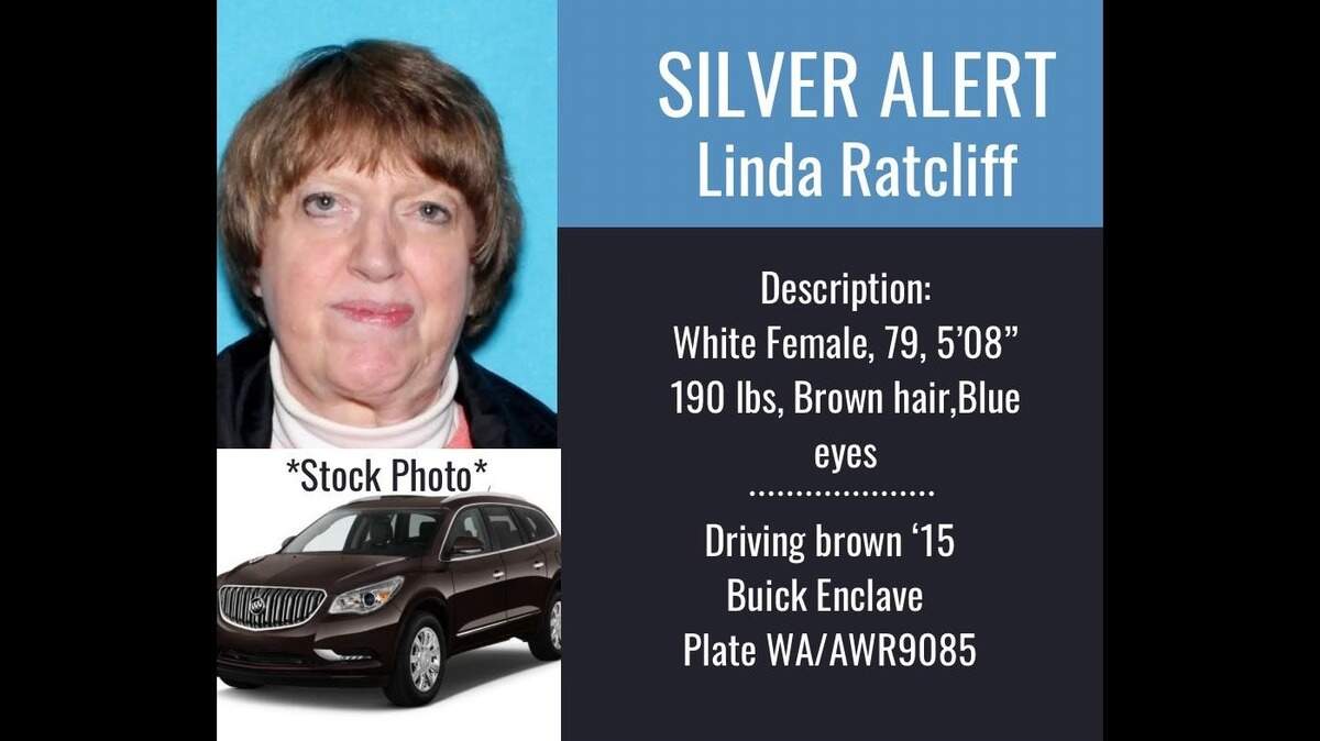 Linda Ratcliff, 79, went missing after leaving her home in the South Hill/Puyallup area on Wednesday, Aug. 6, 2025.