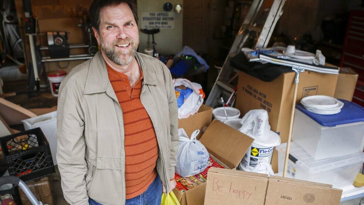 David Cathers has been with the Gig Harbor Basket Brigade since it began 25 years ago.