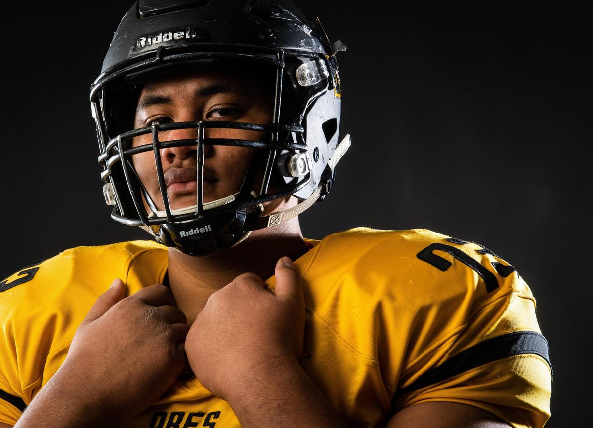 Lincoln’s Caleb Puapuaga photographed in Tacoma, Wash., on Sunday, Dec. 8, 2019.