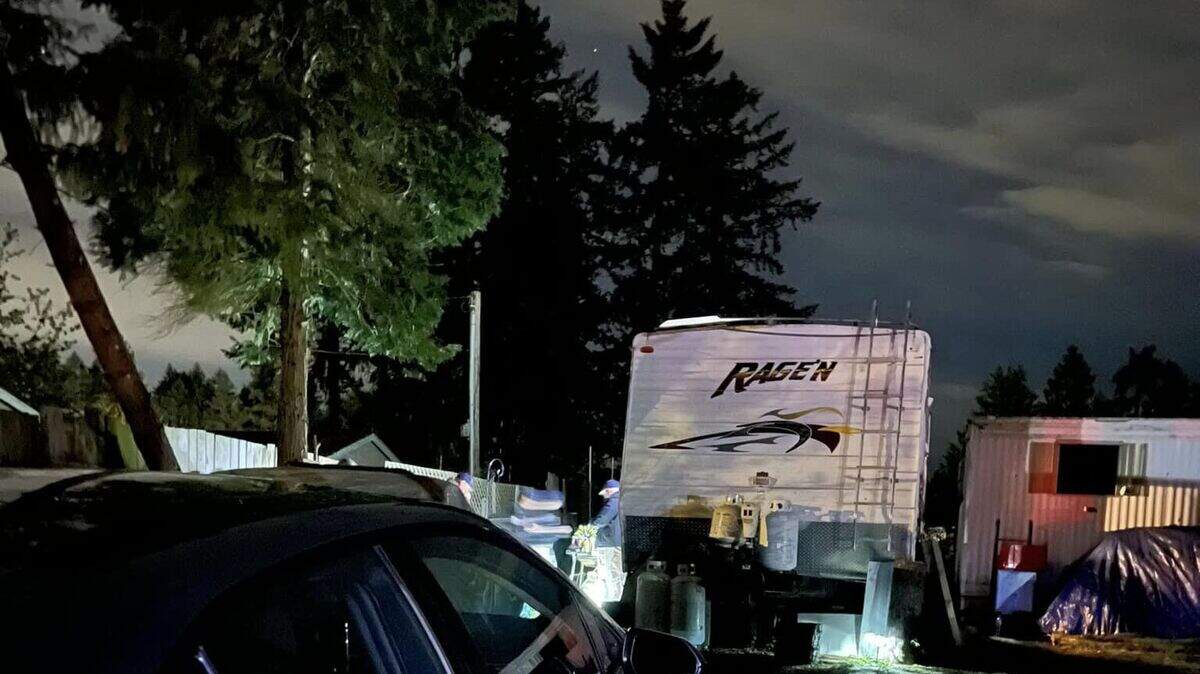 A 51-year-old man was killed by a pellet rifle in Graham Wednesday night.