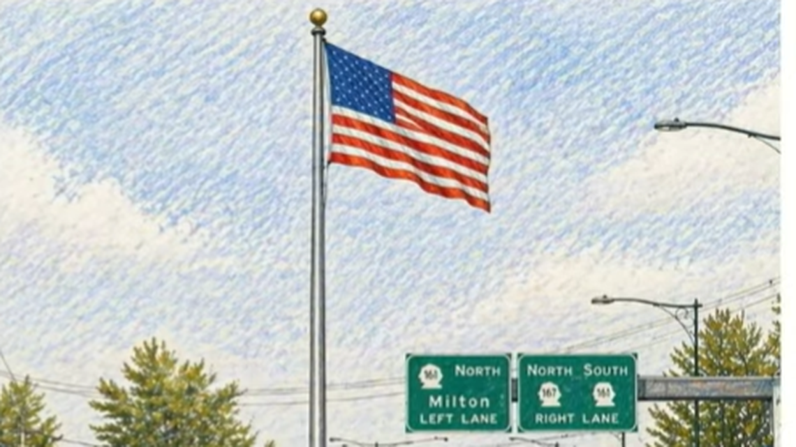 Puyallup to build $150,000 American flag near council member’s business