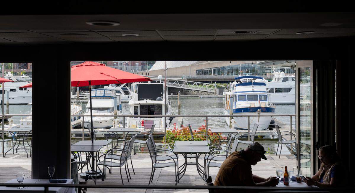 Johnny’s Dock has resurfaced on Tacoma’s Thea Foss Waterway. New owners are offering a menu that combines classic seafood fare with Indian dishes like tikka masala with naan and fish pakora.