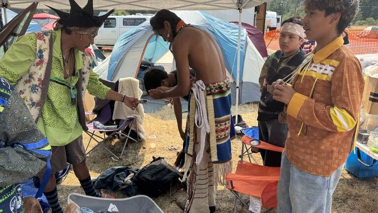 Stormy seas, history, songs and tradition on this year’s tribal canoe journey