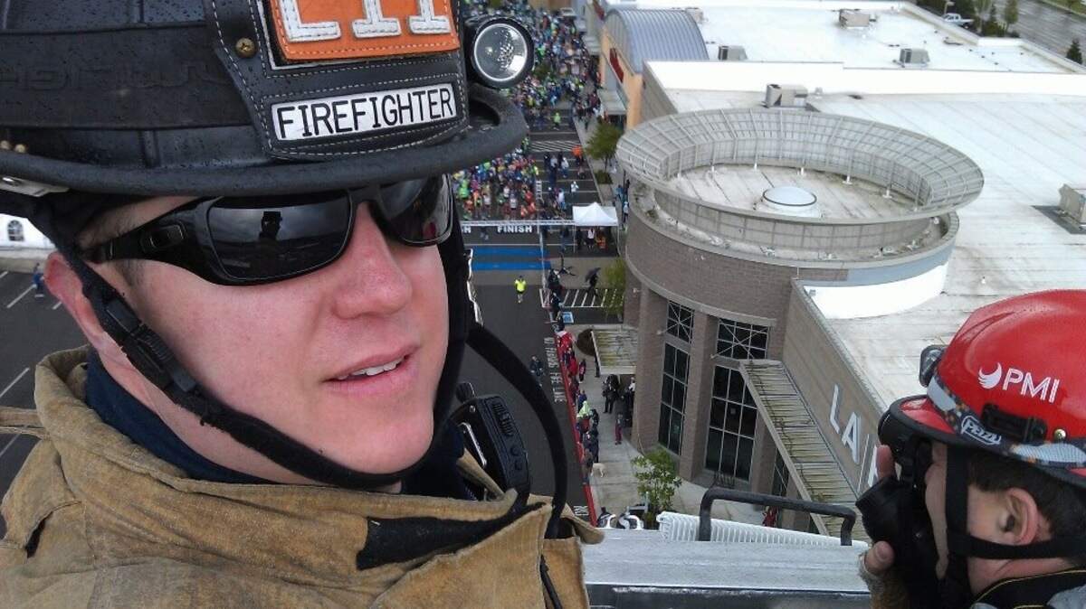 Renton Firefighter Donovan Eckhardt of Gig Harbor, whose death from cancer four years ago inspired the nonprofit Lionhardt.,