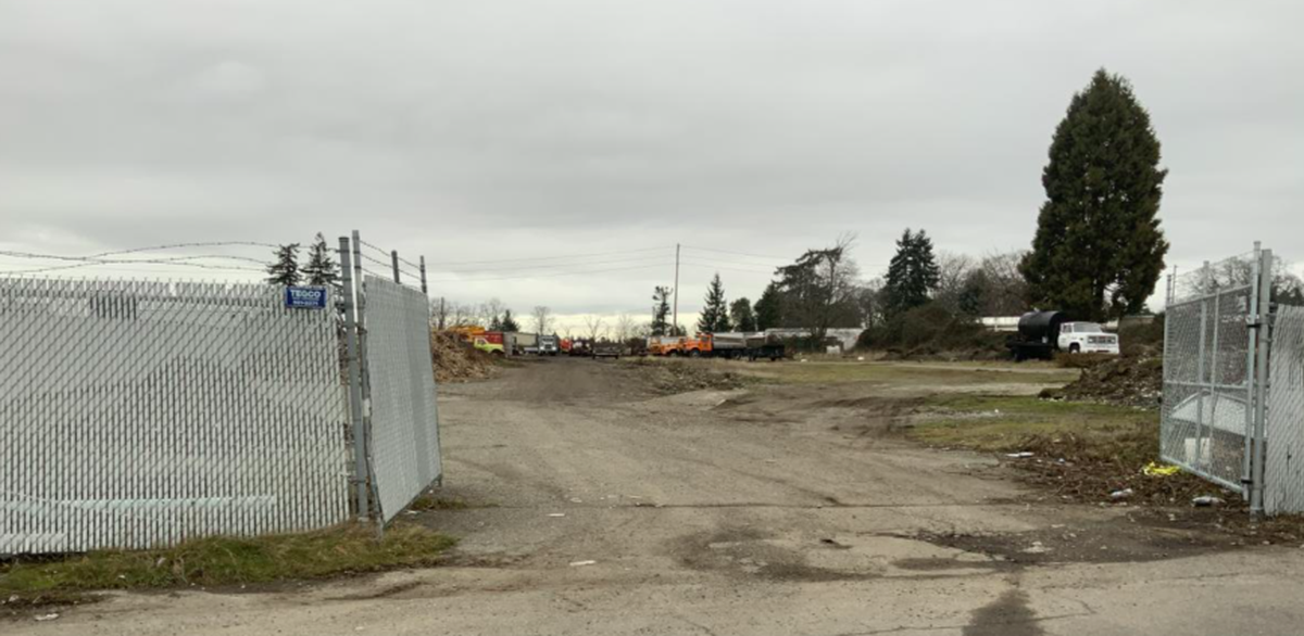 This lot at 3515 82nd St. S. is part of a requested land use modification request with the City of Lakewood to support trailer and truck parking for the Starlite Distribution Center across the street.