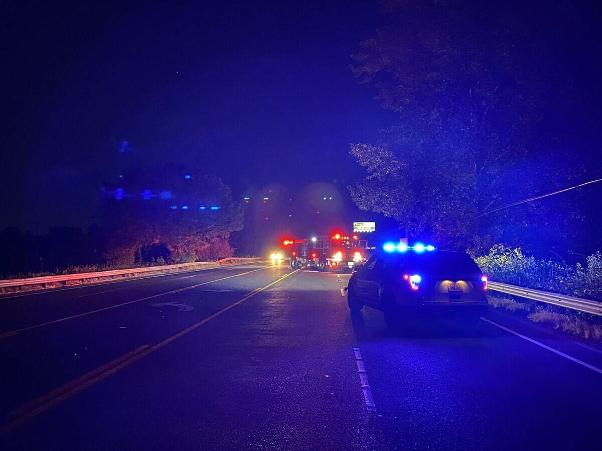 The Washington State Patrol responded to a three-vehicle hit-and-run wreck Tuesday night on state Route 167 between Puyallup and Tacoma. Two people were taken to a hospital.