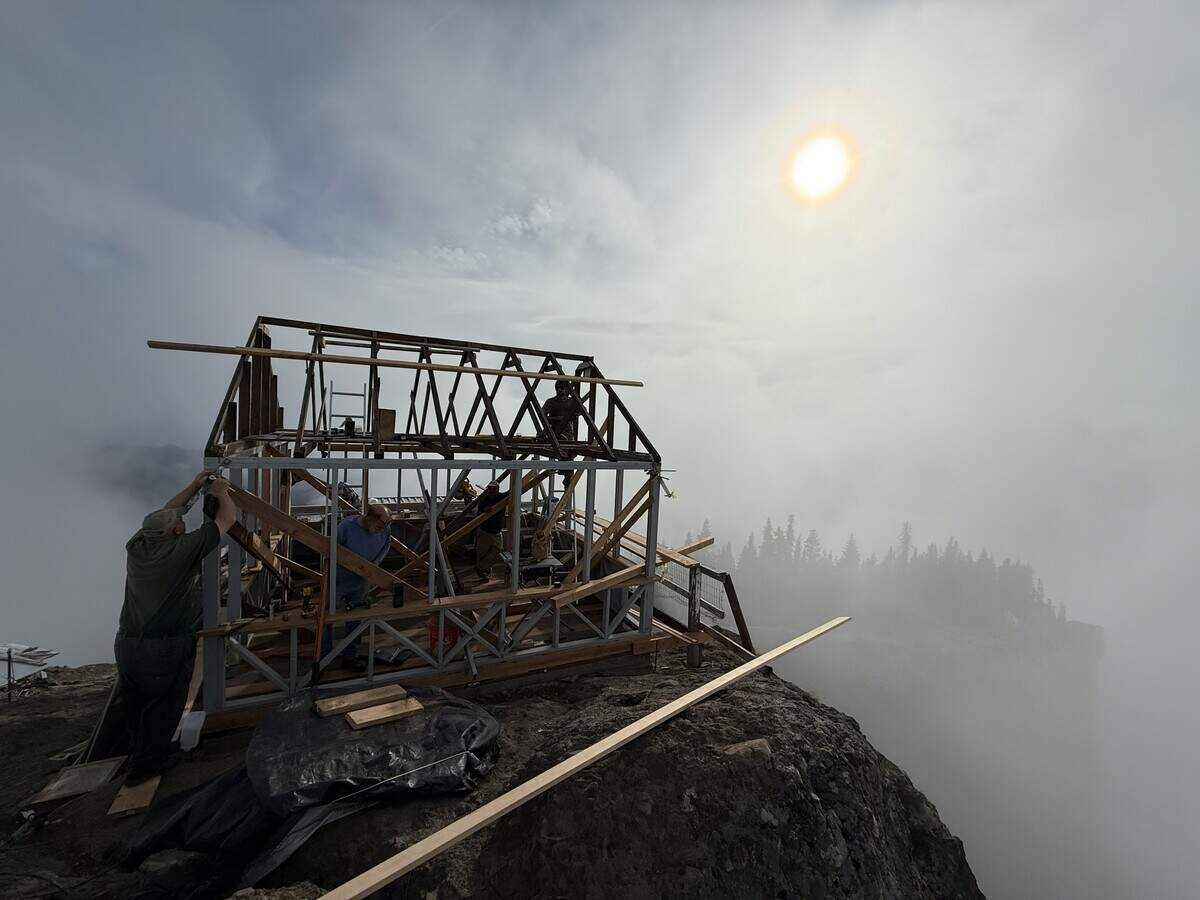 Sand Mountain Society’s restoration of High Rock Lookout took the structure down to its bones.