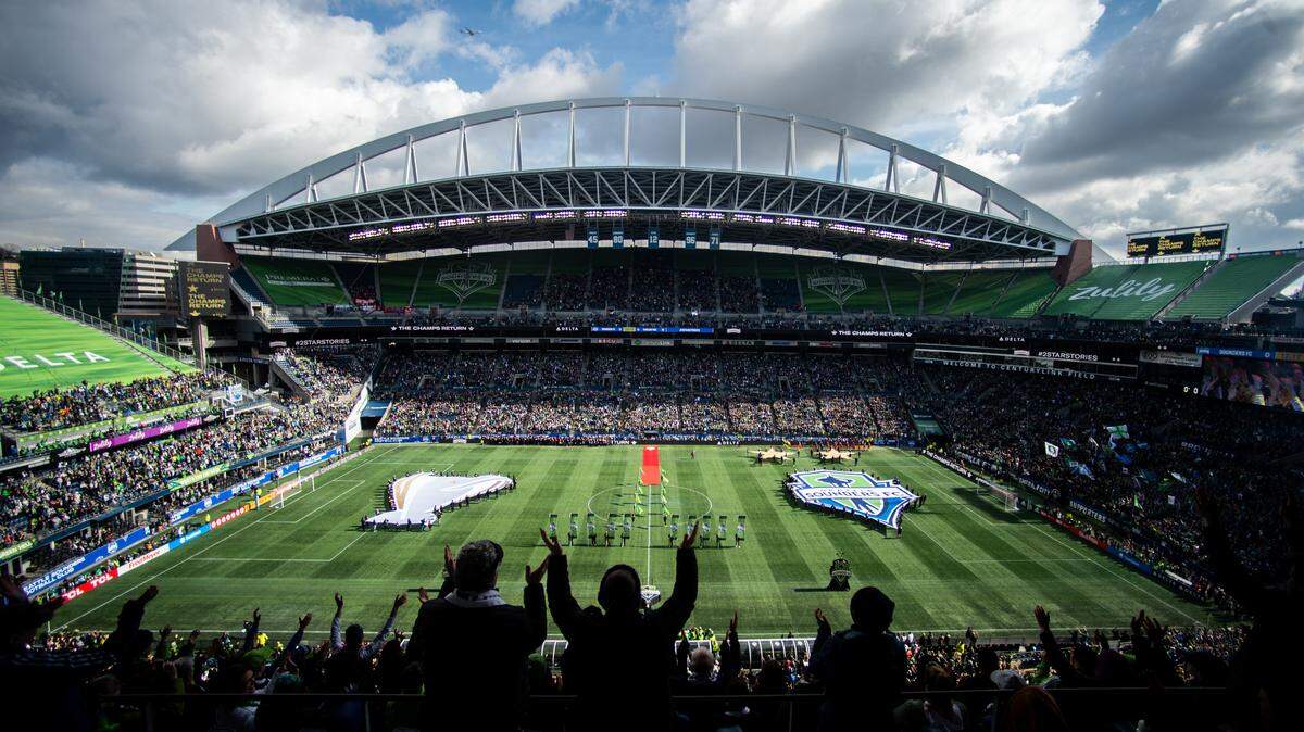 On March 11, Gov. Jay Inslee announced a temporary restriction of gatherings of more than 250 people in King, Snohomish and Pierce Counties. Sporting events, like this Seattle Sounders FC match at the Seahawks’ home, CenturyLink Field in Seattle, will be particularly hard hit.