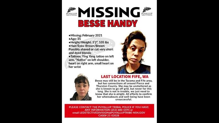 Family, AG’s office spread awareness for missing Puyallup Tribal member last seen in 2021
