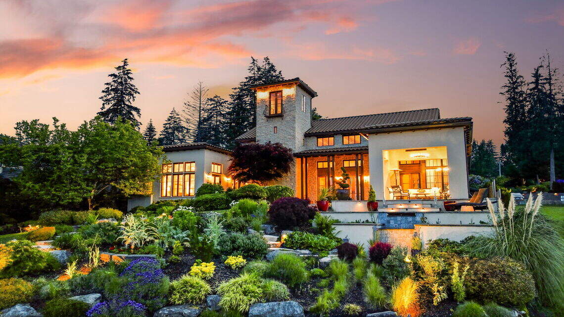 $5.8M ‘Mediterranean villa’ with waterfront view for sale in Pierce County