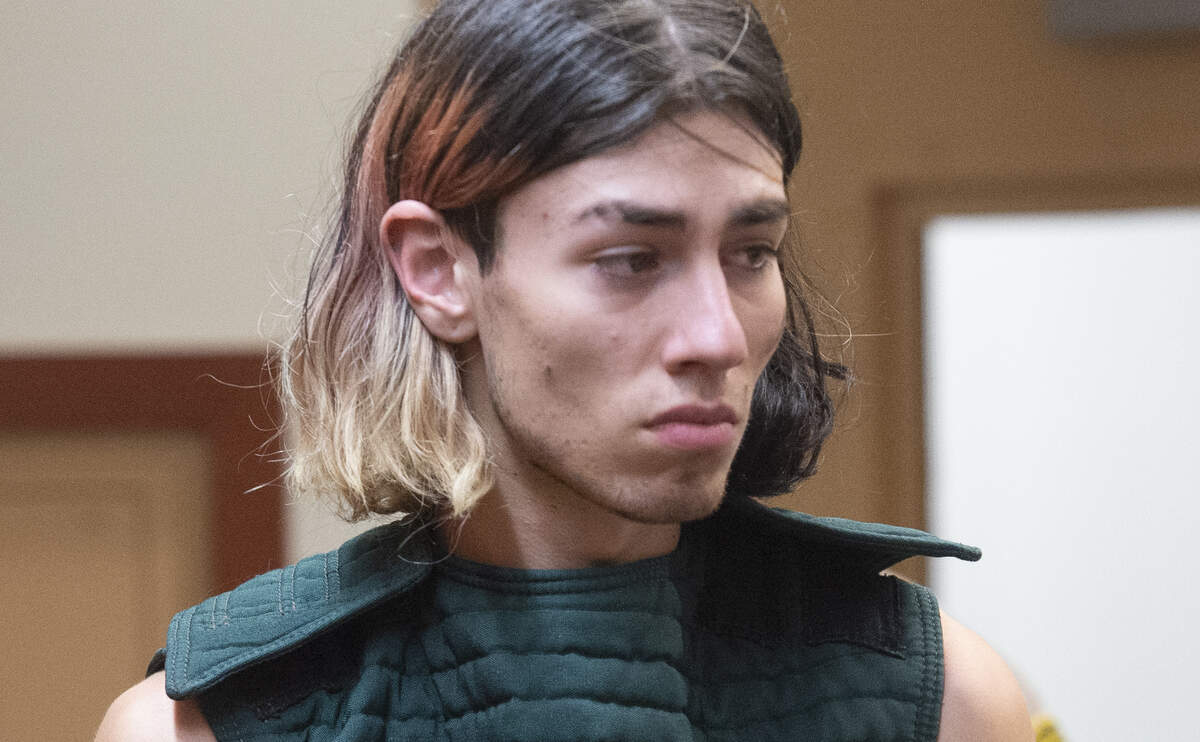 Jordan Poisson, 24, appears in Pierce County Superior Court for arraignment July 25, 2019. On Monday, he was sentenced to two years, four months in prison for an arson at his former boss’s house in Milton and a string of burglaries at the South Hill Mall in Puyallup.