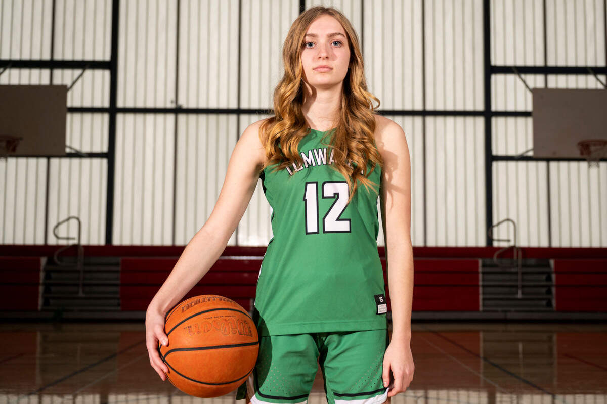 Tumwater’s Aubrey Amendala poses for a portrait at Silas High School in Tacoma, Wash., on Wednesday, March 16, 2022.