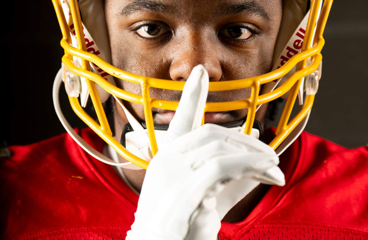 Mount Tahoma senior running back Brison Bailey poses for a portrait after being selected as first-team offense for The News Tribune’s 2023 All-Area football team at Mount Tahoma High School, on Sunday, Dec. 10, 2023, in Tacoma, Wash.