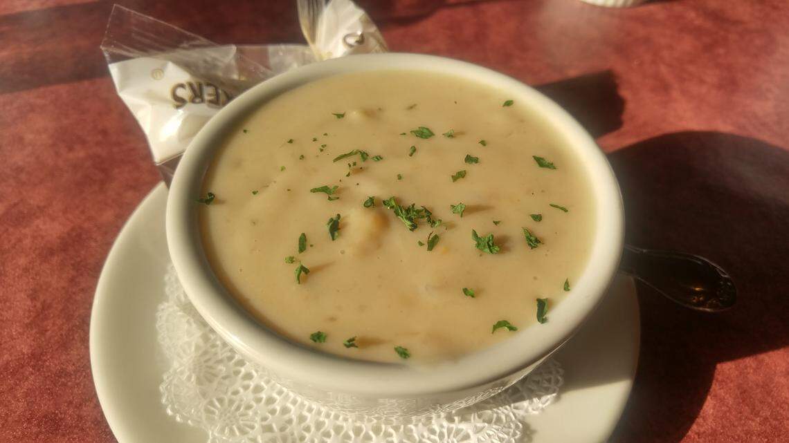 The clam chowder at Johnny's Dock will remain on the menu.