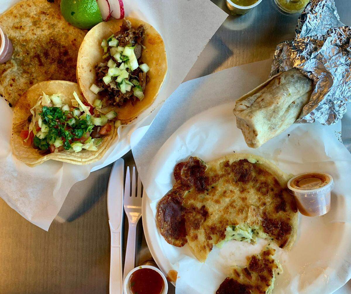 Balcon Express opened at 3102 6th Ave. in Tacoma, where Old Milwaukee Cafe long stood, in December 2022. The Mexican and Salvadoran restaurants serves tacos, tortas, burritos and pupusas.