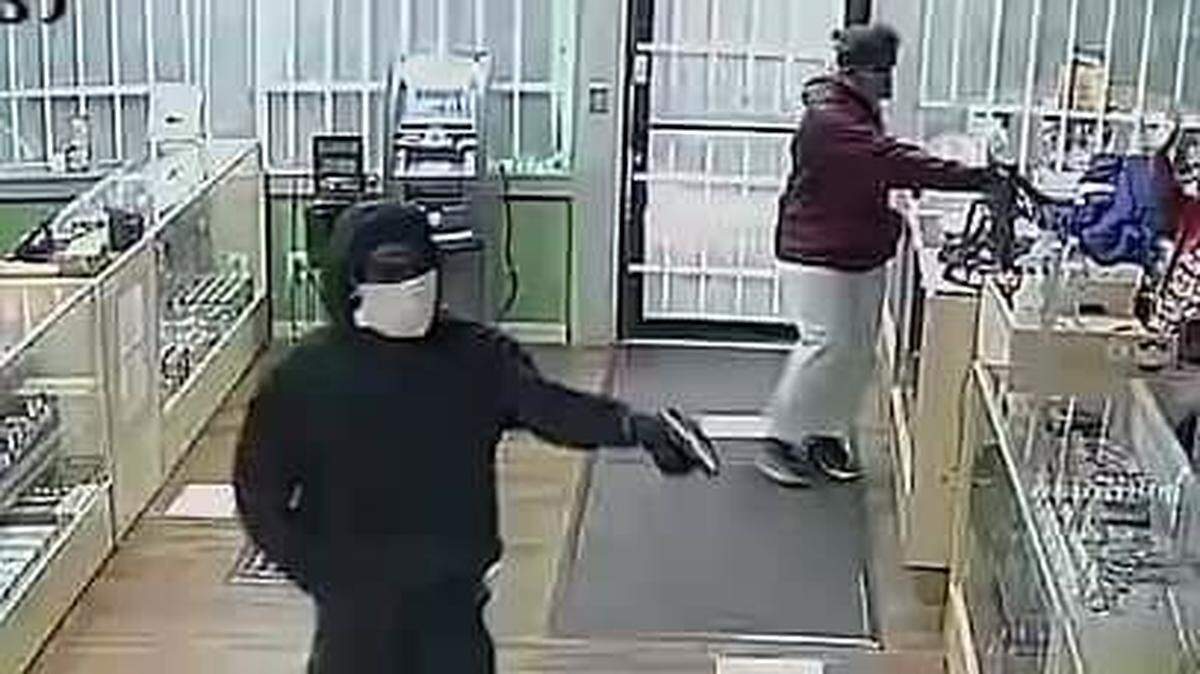 Surveillance video shows two people attempting to rob a marijuana business June 7 in Tacoma.