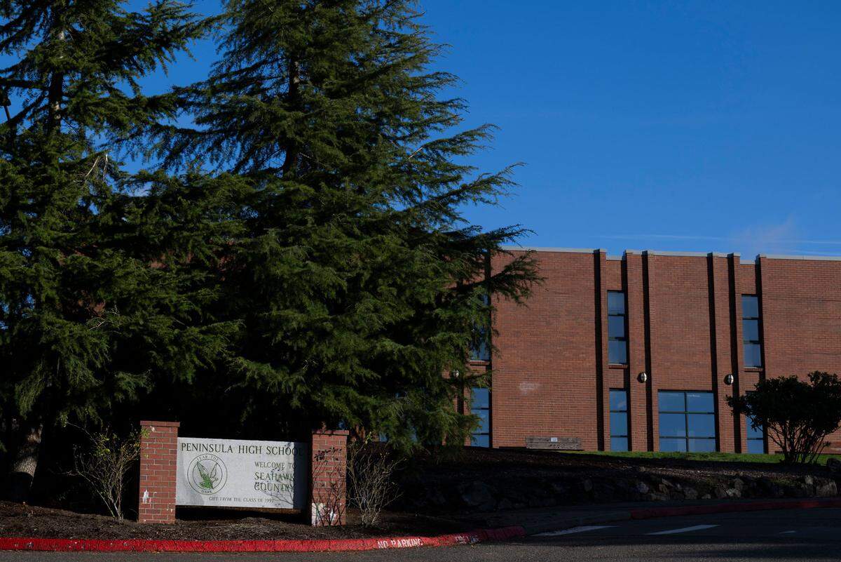 Peninsula High School, on Thursday, Nov. 28, 2024, in Gig Harbor, Wash.