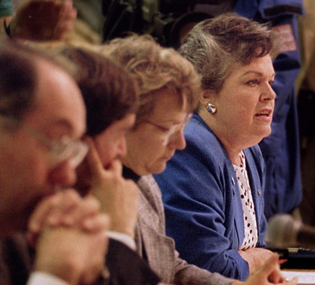 Barbara Skinner at a Pierce County Council meeting on Oct. 27, 1994.