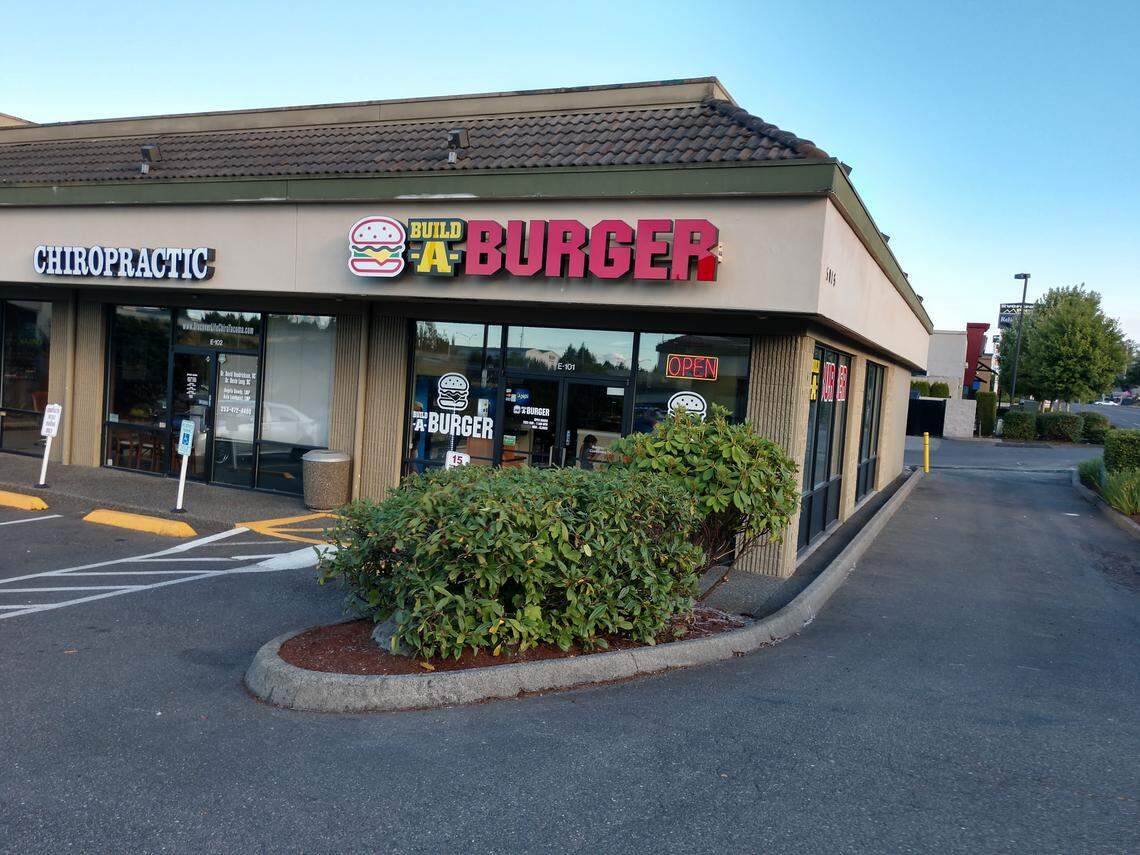 Find Build-A-Burger on Tacoma Mall Boulevard.