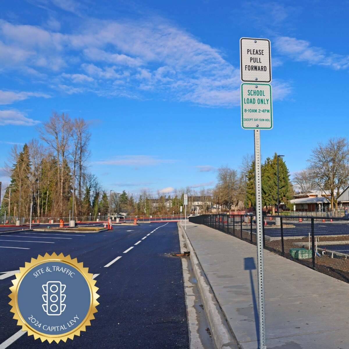 Student pick-up and drop-off will resume at Fruitland Elementary in Puyallup on Jan. 5. This comes after new traffic and safety improvements meant to make picking up and dropping off smoother.