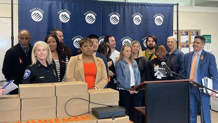 Pierce County’s free biometric gun lockboxes saw ‘overwhelming demand’ on day one