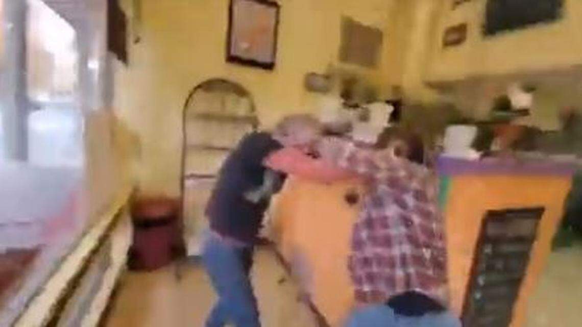 Two anti-mask protesters who shot video of themselves attacking a Eugene, Oregon, cookie shop owner over COVID-19 rules wound up being arrested.