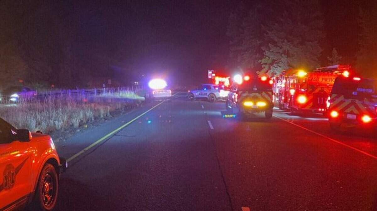 State Route 410 in Sumner was shut down for nearly four hours early Saturday, July 1, 2023, after a wrong-way crash involving two vehicles. Two drivers were injured, allegedly under the influence and arrested, according to the Washington State Patrol.