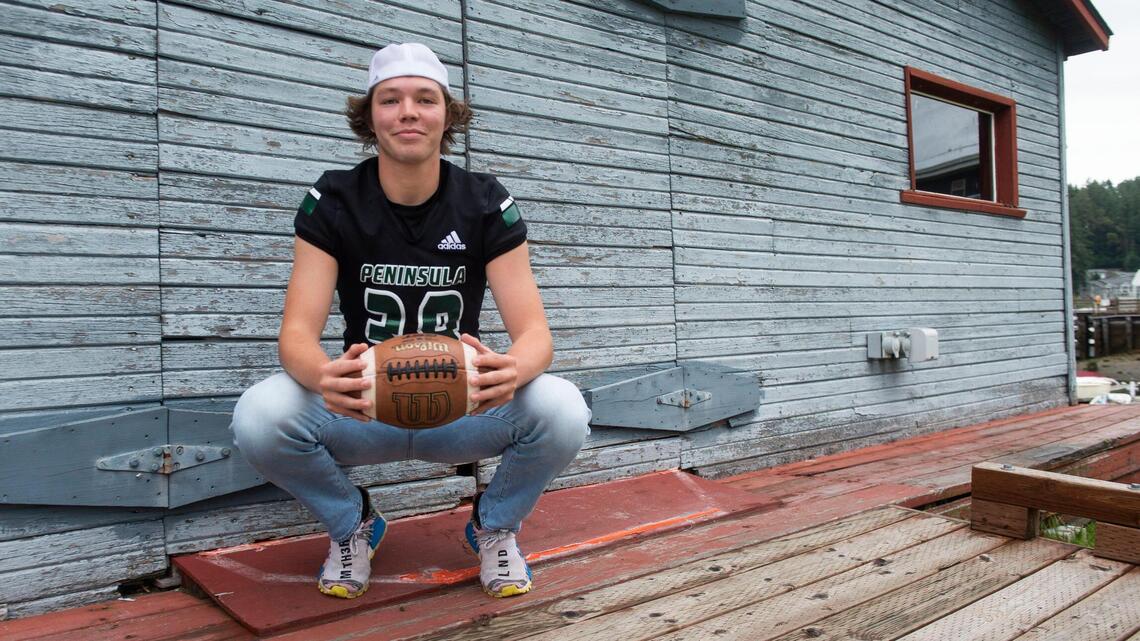 Peninsula male athlete of the year: Watkins shows off big leg in soccer, football for Seahawks