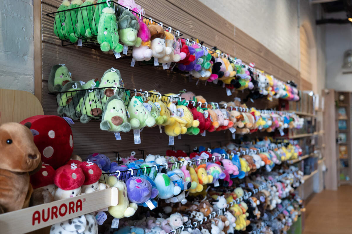 Although some toys inside Eco Repurpose Boutique are not eco-friendly, the store still has a selection of stuffed animals and plush toys made using sustainable materials.