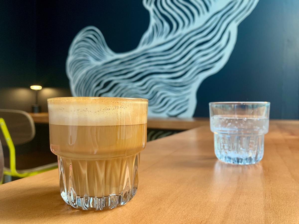 Outer Dark’s flagship Form & Void plays nicely in a cortado, served at the café with a sparkling water.