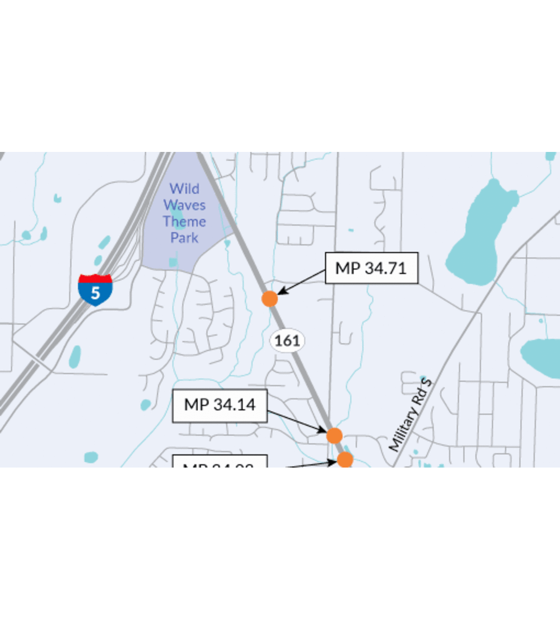 All SR 161 lanes to close in Pierce County for fish barrier removal project