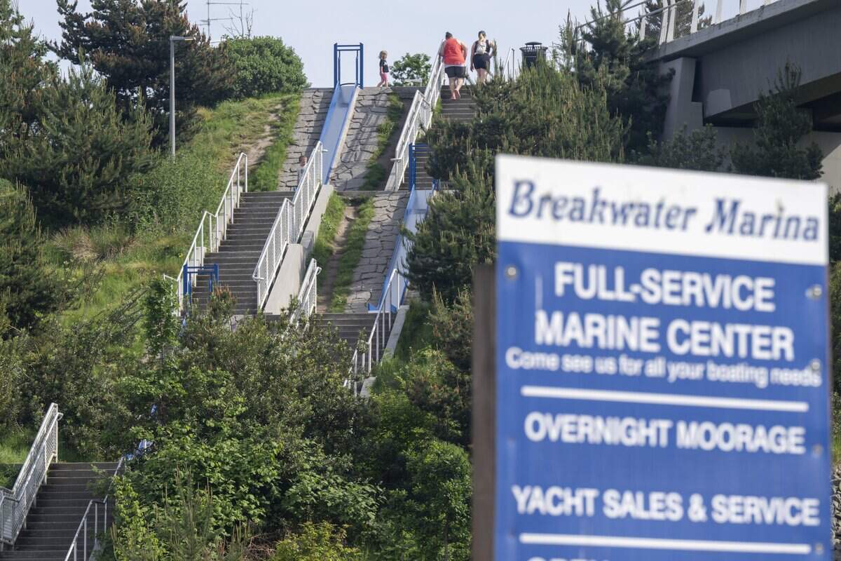 Breakwater Marina sits on a portion of land owned by Parks Tacoma near Point Defiance Park and the Chutes and Ladders, pictured on Tuesday, May 12, 2026, in Tacoma, Wash.
