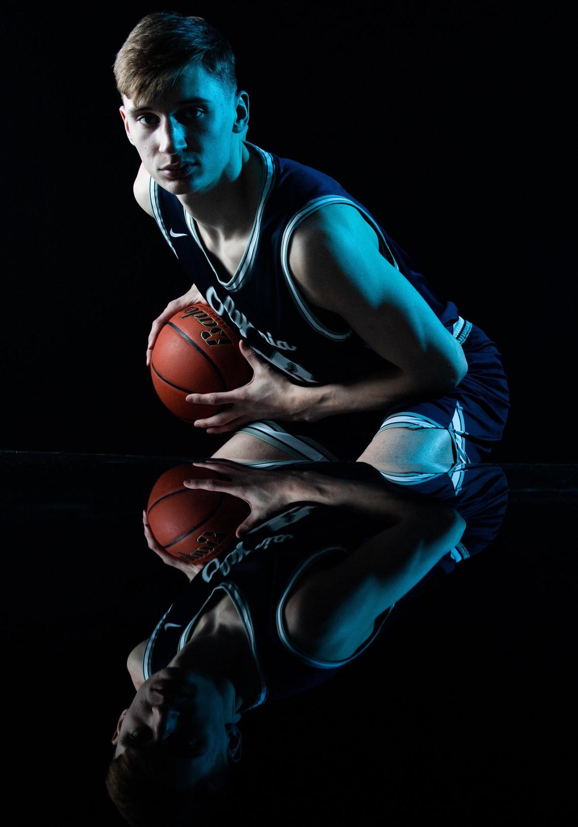 Olympia’s Jackson Grant is The News Tribune’s boys basketball player of the year. Photographed at the Tacoma News Tribune in Tacoma, Wash., on Sunday, March 15, 2020.