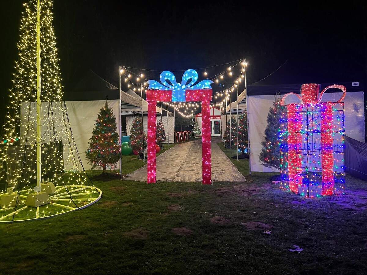 The Gig Harbor Downtown Waterfront Alliance opened a new holiday village at Donkey Creek Park. Inside are photo ops and light displays. Santa will be at the village on select days to take pictures.