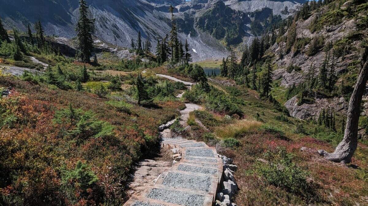 The Bagley Lakes Trail in Mount Baker-Snoqualmie National Forest.