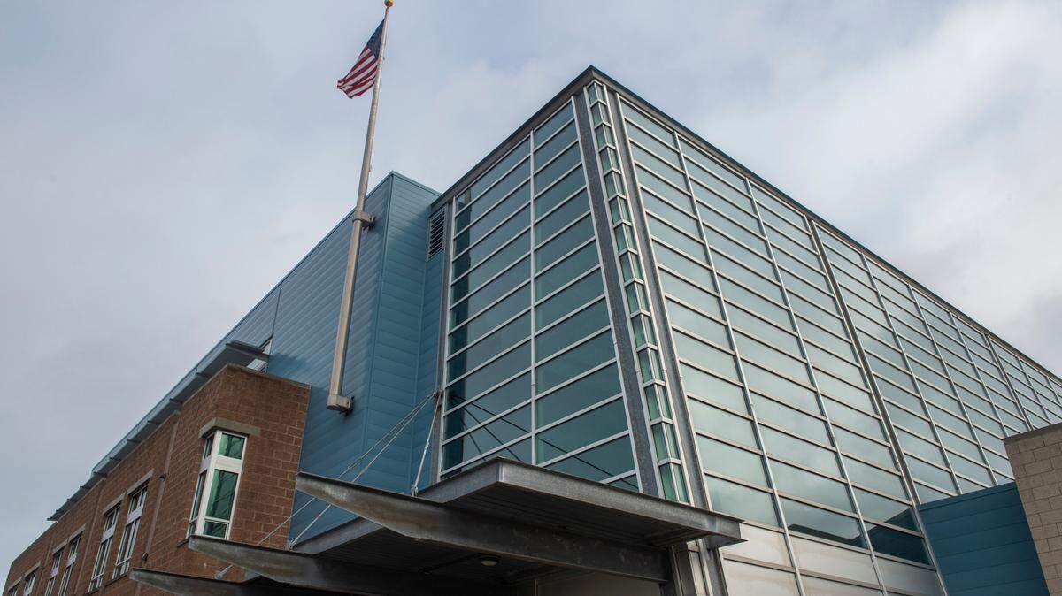 The Tacoma Police Department headquarters at 3701 S. Pine St. on Thursday, Nov. 26, 2020.